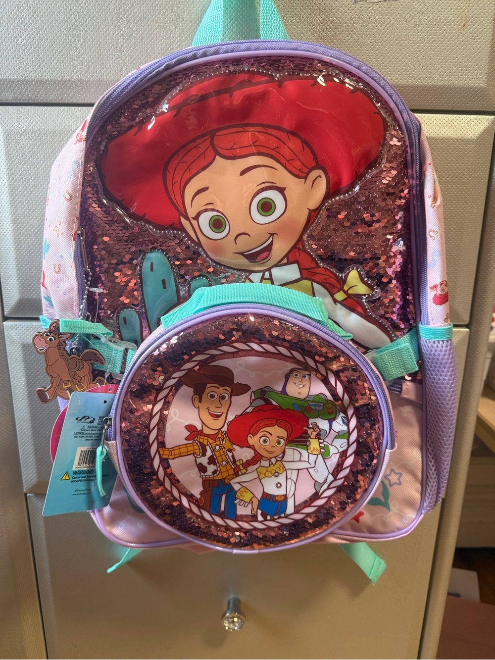 Disney Toy Story Jessie Pink & Purple Kids Backpack